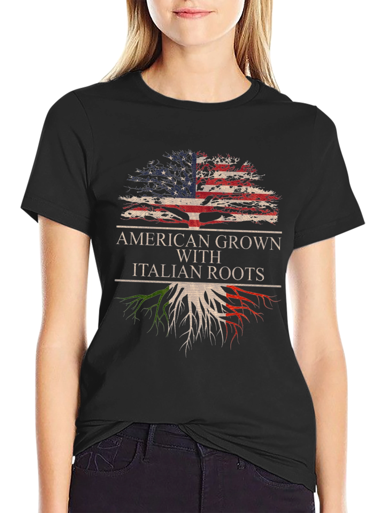 American Grown With Italian Roots T-Shirt