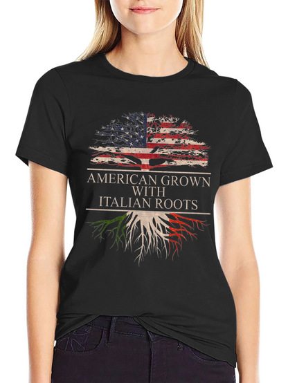 American Grown With Italian Roots T-Shirt