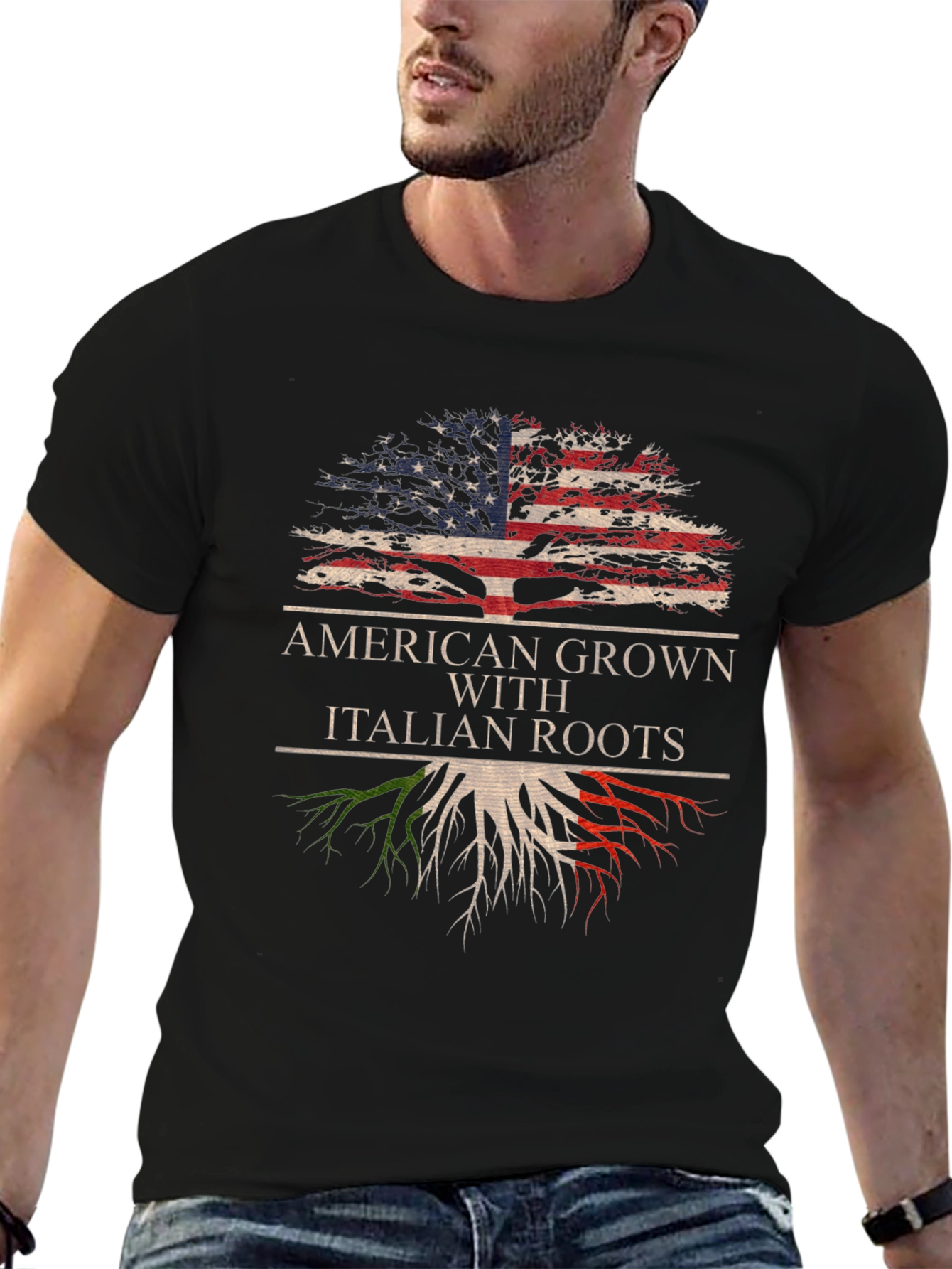 American Grown With Italian Roots T-Shirt