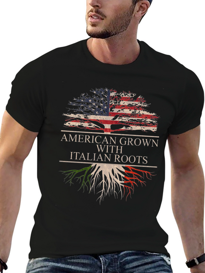 American Grown With Italian Roots T-Shirt