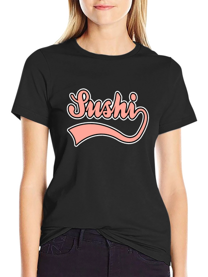 Sushi Retro Graphic Tee - Trendy Unisex T-Shirt
