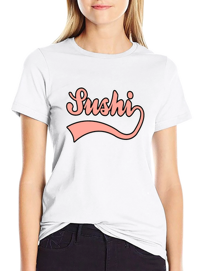 Sushi Retro Graphic Tee - Trendy Unisex T-Shirt