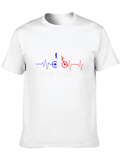 Thats Why My Heart Beats Biking T-Shirt