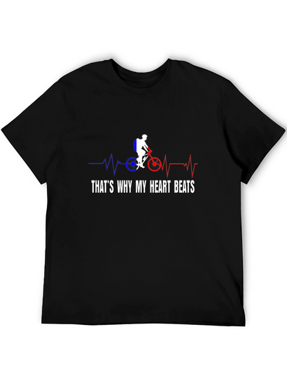 Thats Why My Heart Beats Biking T-Shirt
