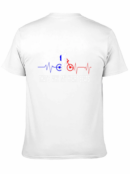 Thats Why My Heart Beats Biking T-Shirt