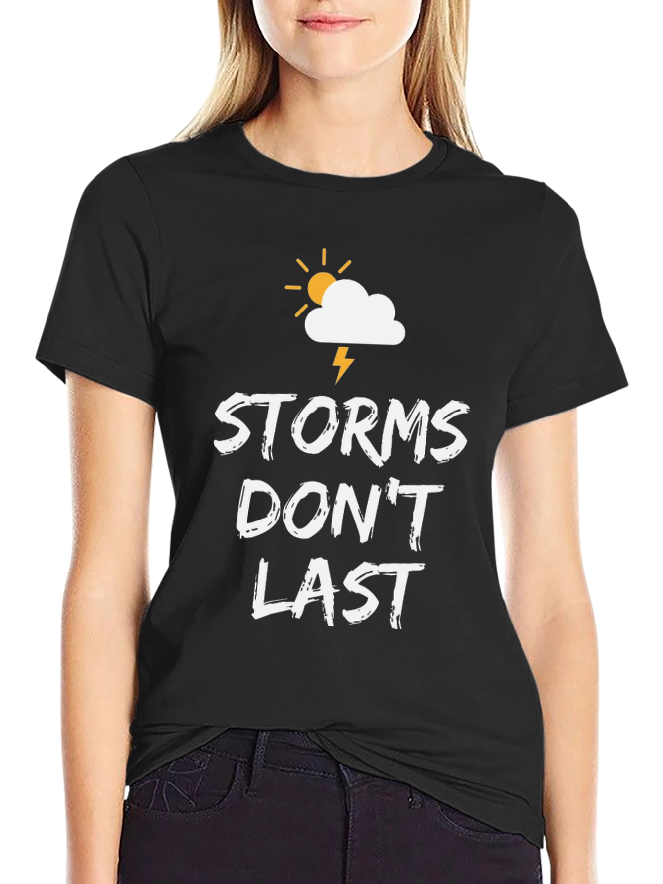 Storms Dont Last Graphic T-Shirt - Inspirational Tee