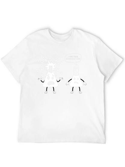 Funny Science T-Shirt - Overreacting Flasks