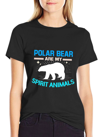 Polar Bear Spirit Animal Graphic T-Shirt