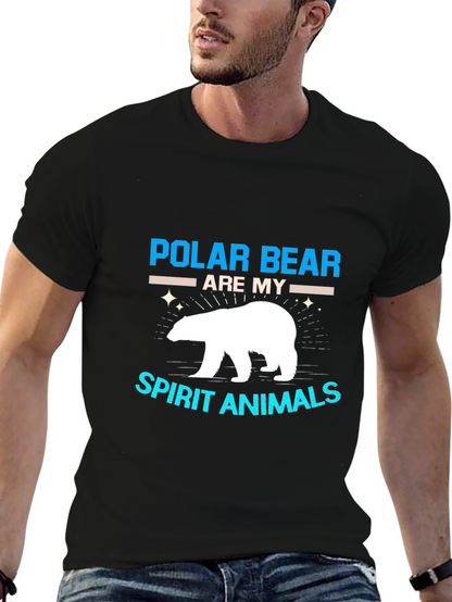 Polar Bear Spirit Animal Graphic T-Shirt
