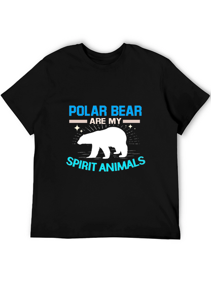 Polar Bear Spirit Animal Graphic T-Shirt