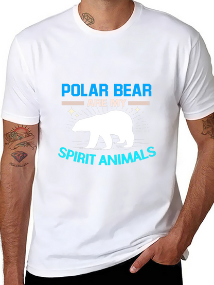 Polar Bear Spirit Animal Graphic T-Shirt