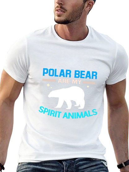 Polar Bear Spirit Animal Graphic T-Shirt