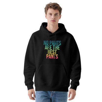 Funny No Pants Gradient Text Unisex Hoodie