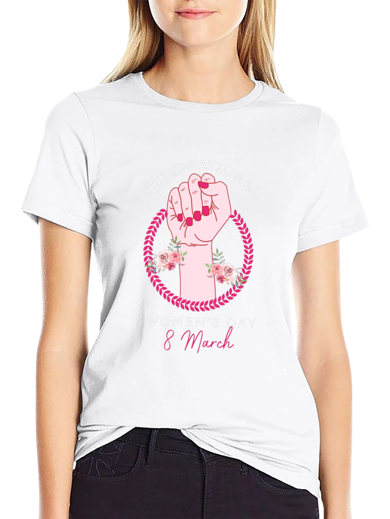 International Womens Day Black T-Shirt