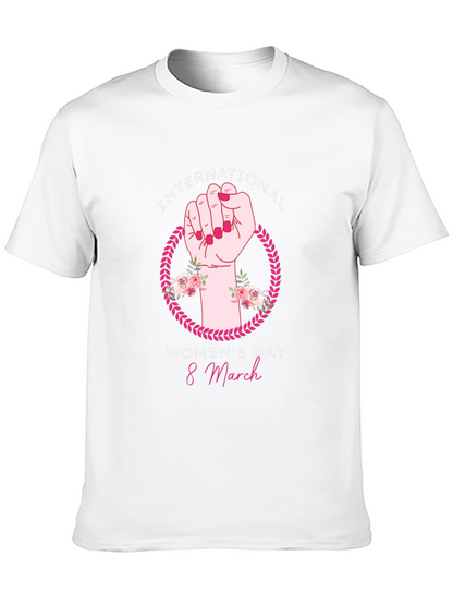 International Womens Day Black T-Shirt