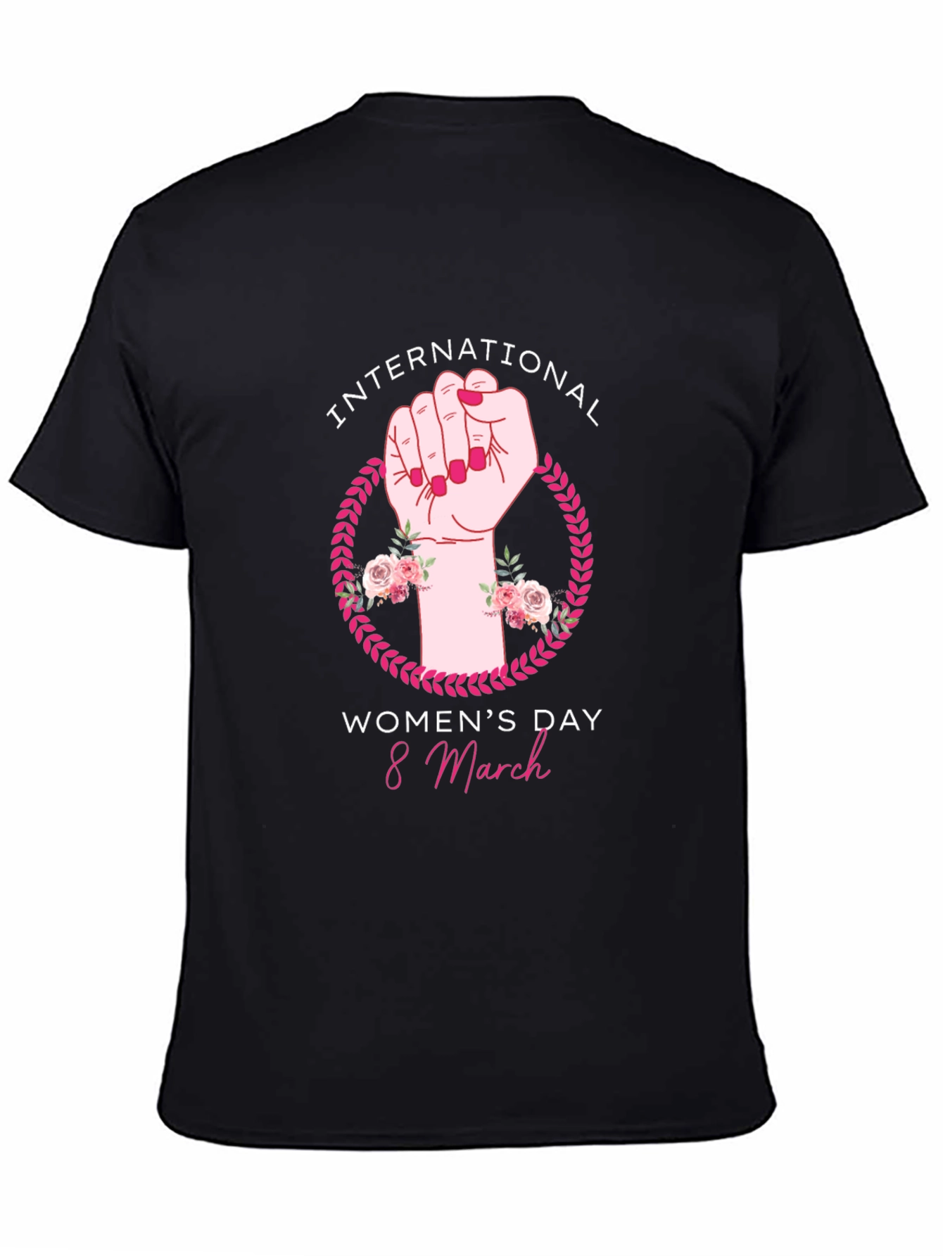 International Womens Day Black T-Shirt
