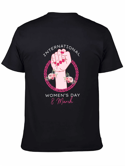 International Womens Day Black T-Shirt