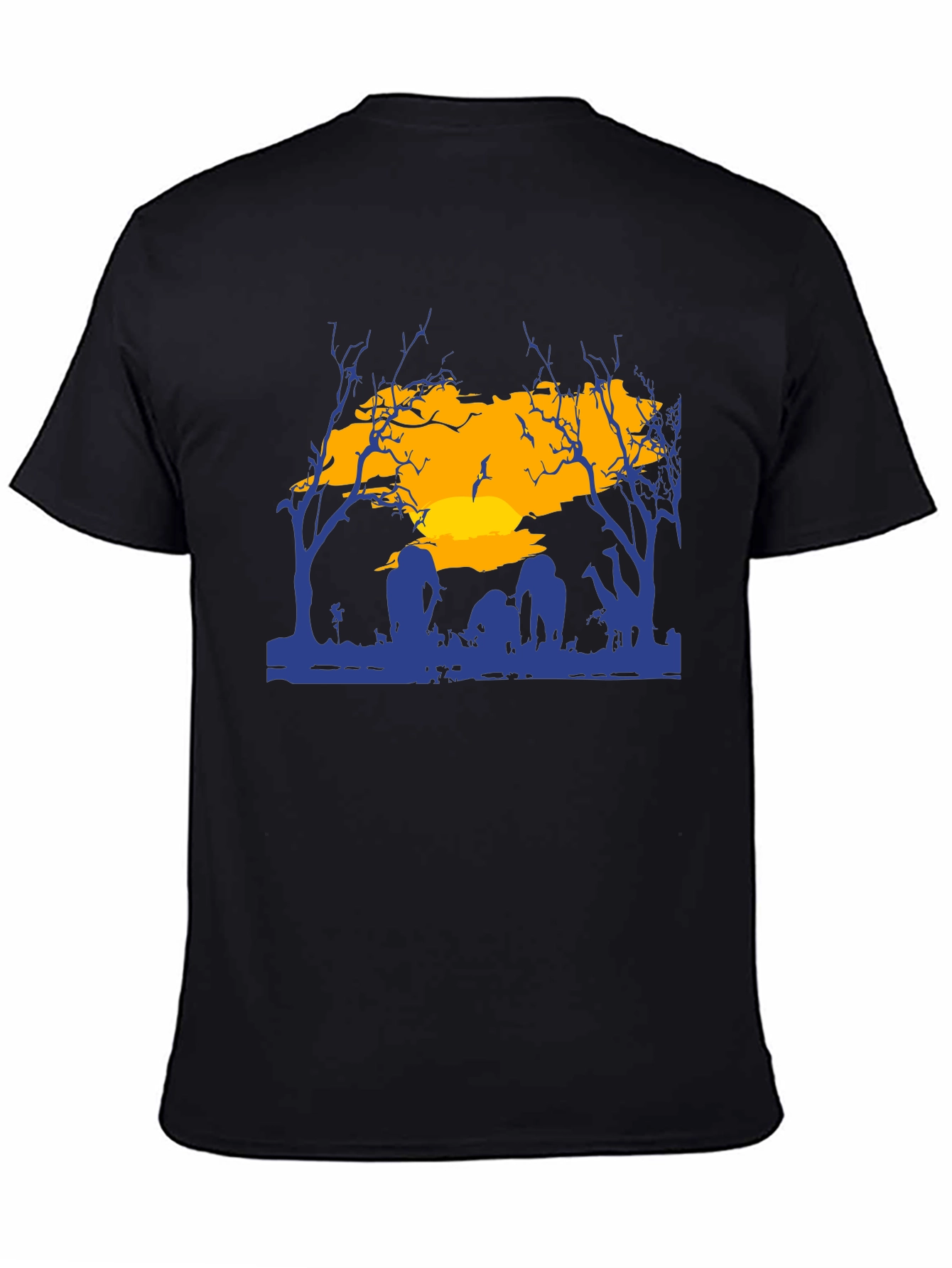 Zombie Graveyard Sunset T-Shirt