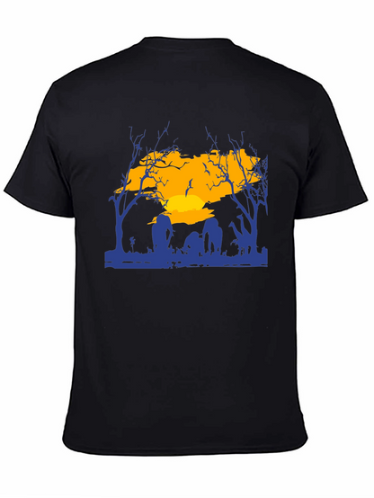 Zombie Graveyard Sunset T-Shirt