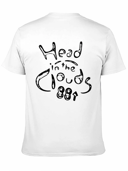 Head in the Clouds Black Graphic T-Shirt