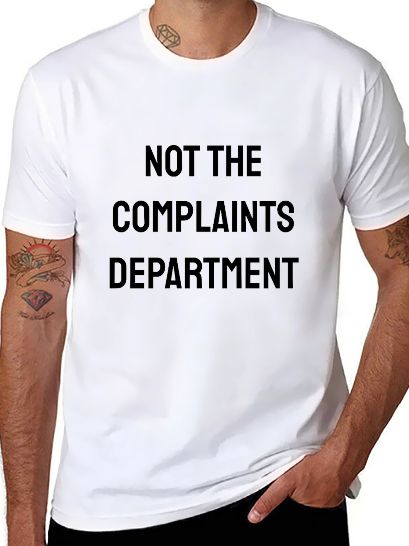 Not The Complaints Department T-Shirt Funny Slogan