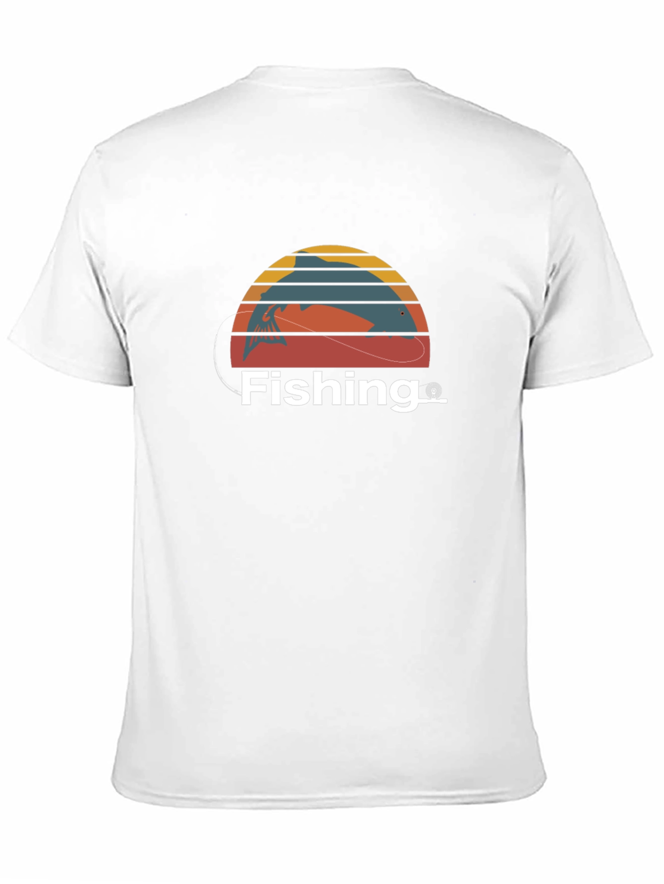 Fishing T-Shirt Fisherman Gift Retro Style Tee