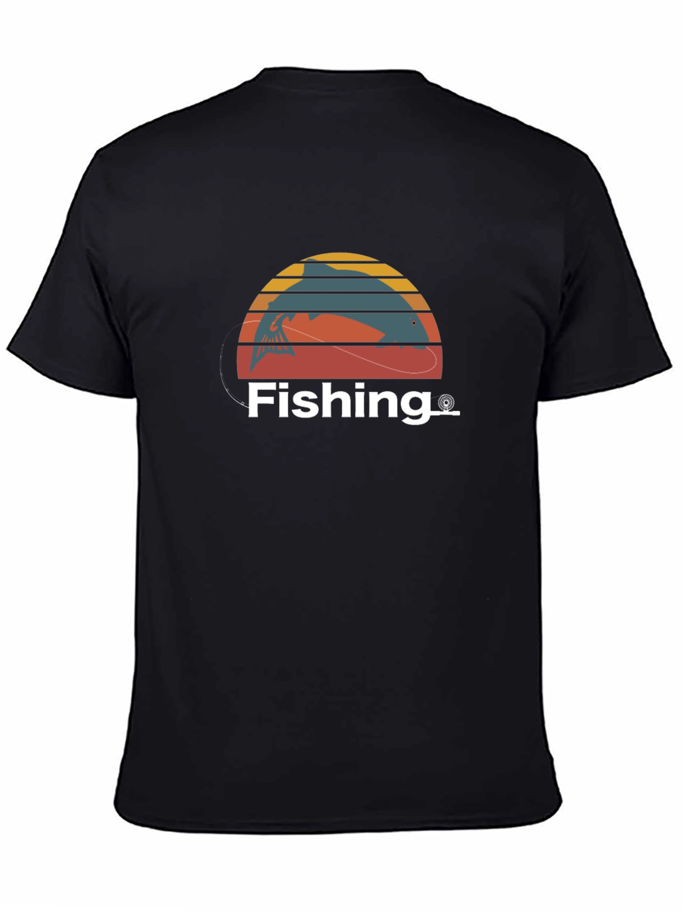 Fishing T-Shirt Fisherman Gift Retro Style Tee