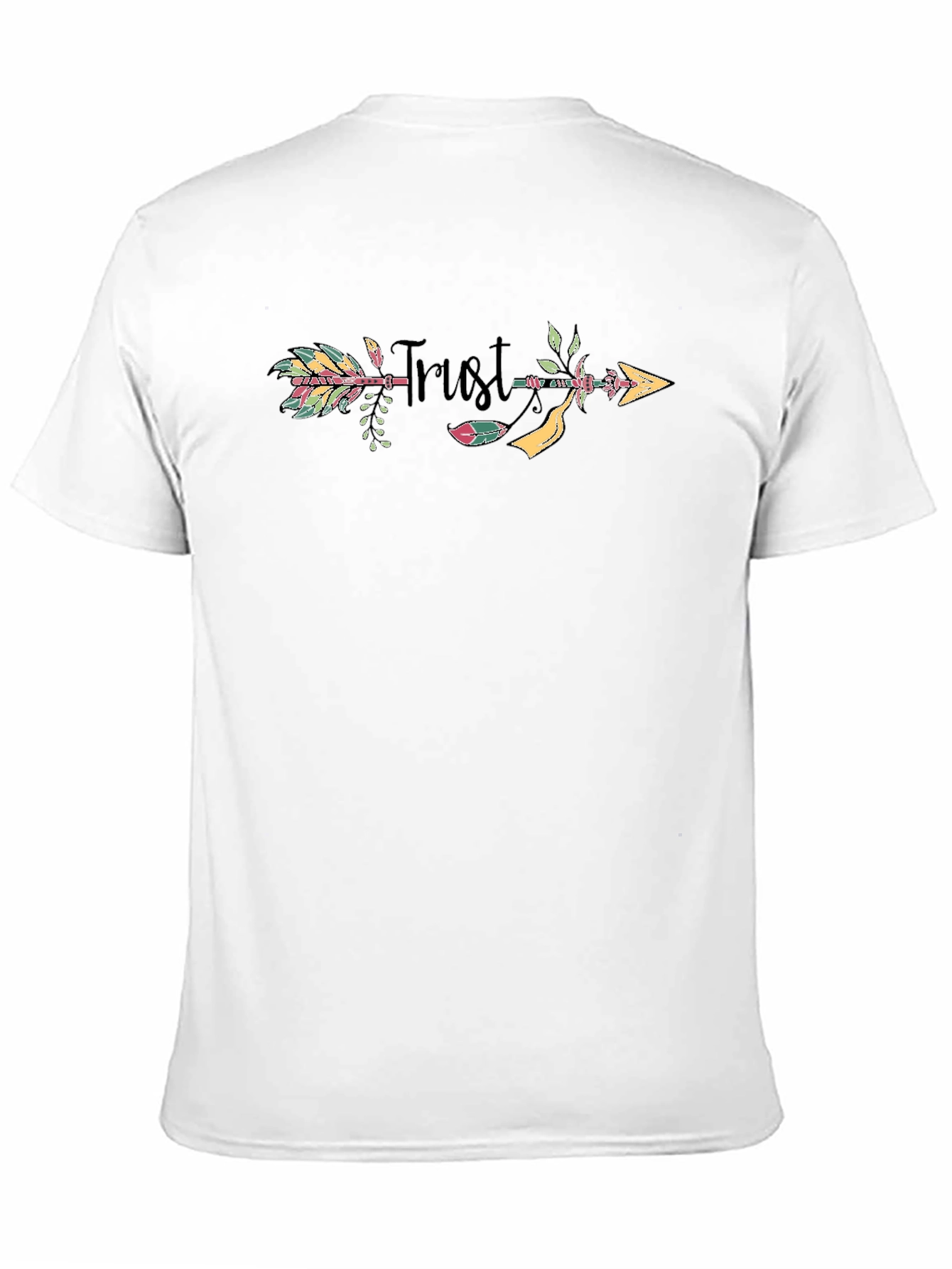 Trust Arrow Graphic Print Black T-Shirt