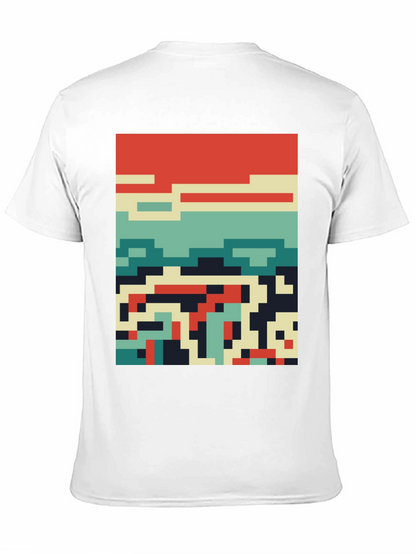 Retro Pixel Art Tee - Cool Graphic Design Shirt