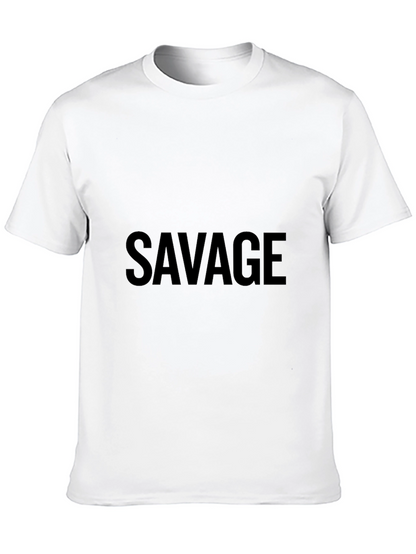 Savage Graphic Tee - Bold Statement Shirt