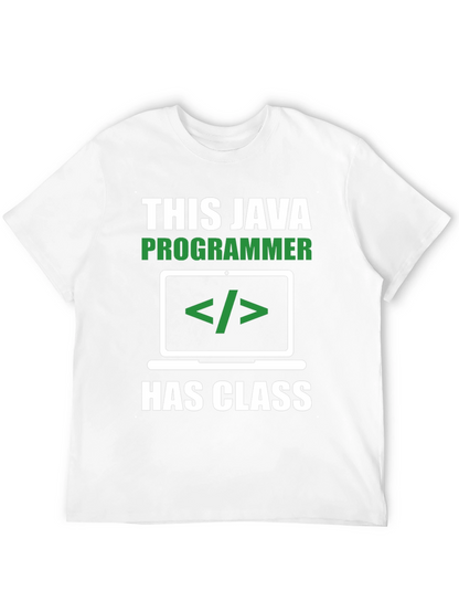 Java Programmer T-Shirt - Has Class Coding Tee