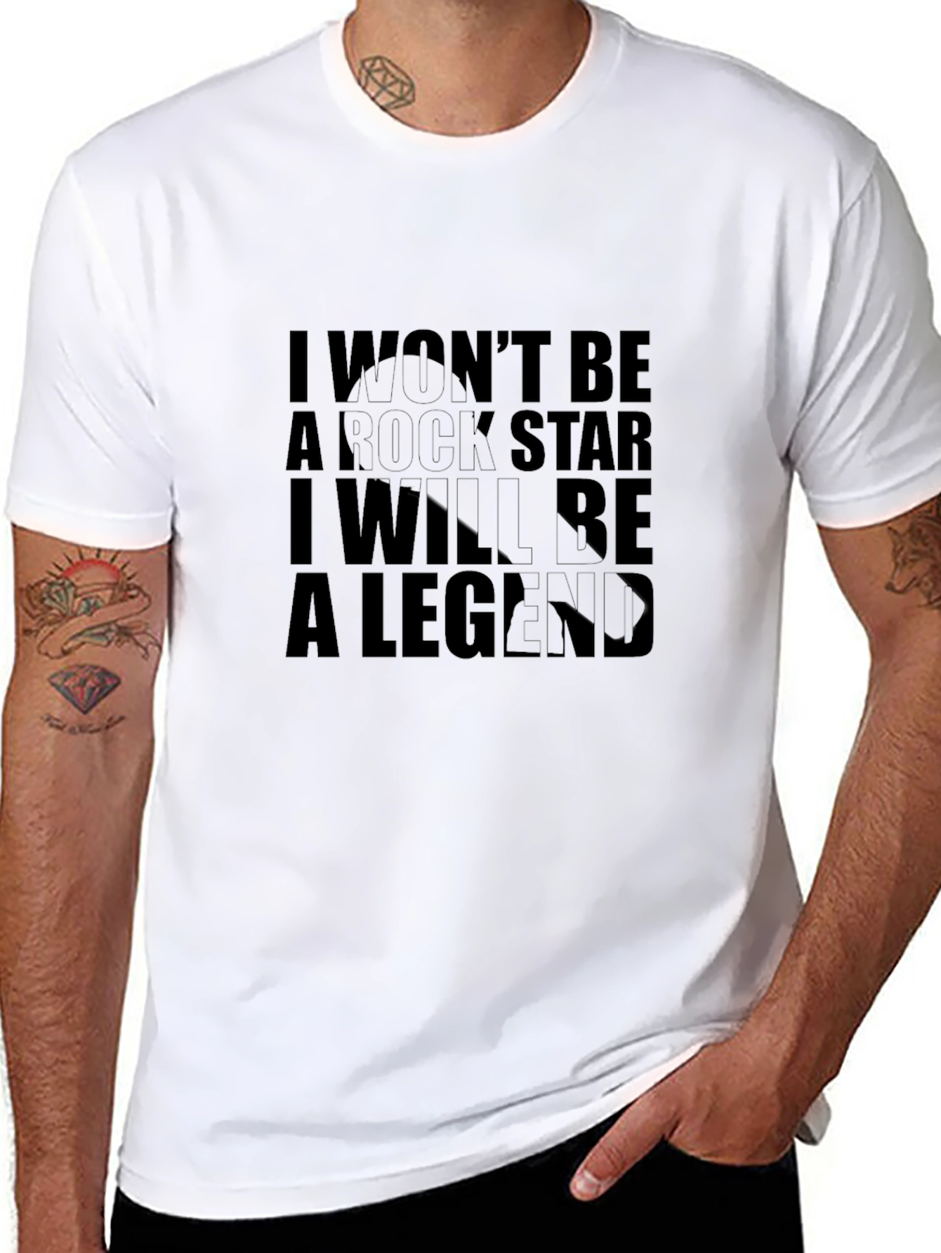 Rock Star Legend T-Shirt - Graphic Tee