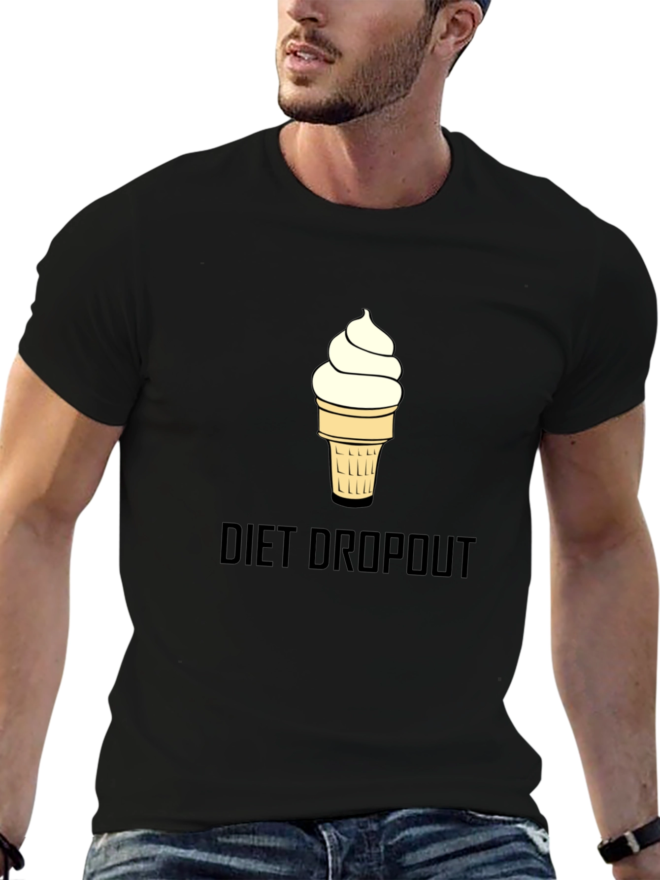 Diet Dropout T-Shirt - Ice Cream Graphic Tee