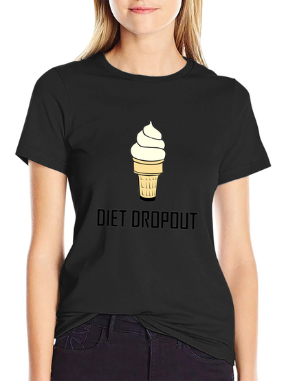 Diet Dropout T-Shirt - Ice Cream Graphic Tee