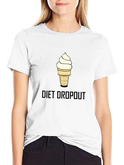 Diet Dropout T-Shirt - Ice Cream Graphic Tee