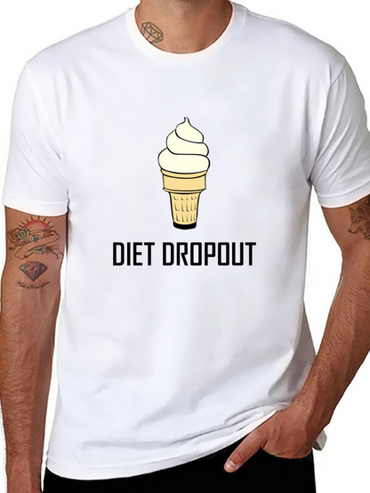Diet Dropout T-Shirt - Ice Cream Graphic Tee