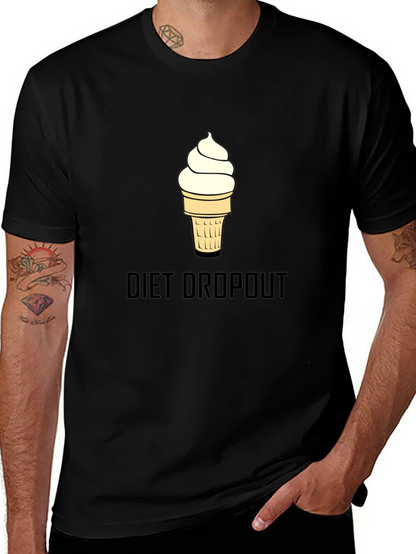 Diet Dropout T-Shirt - Ice Cream Graphic Tee
