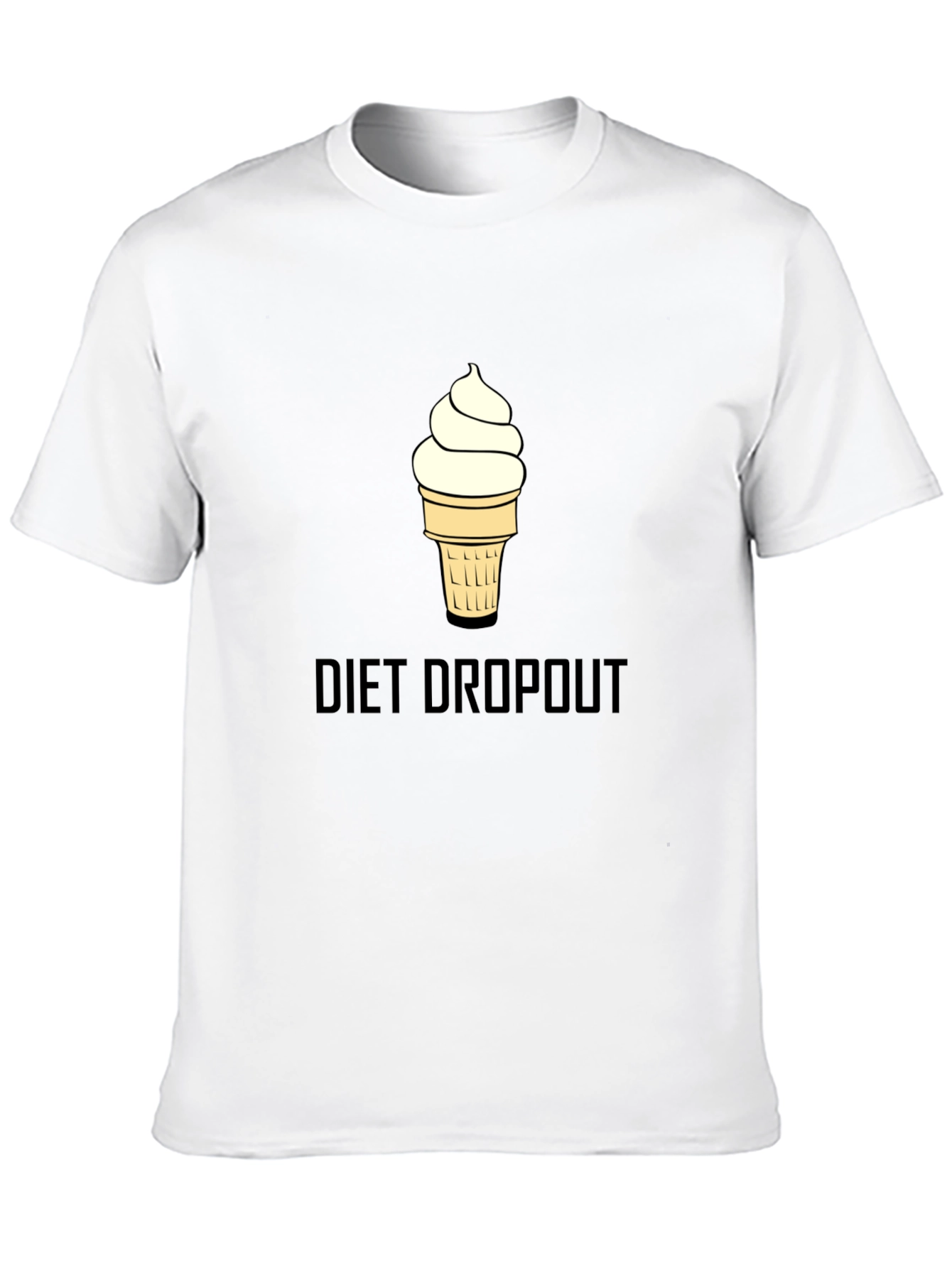 Diet Dropout T-Shirt - Ice Cream Graphic Tee