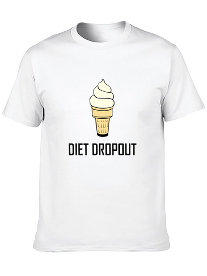 Diet Dropout T-Shirt - Ice Cream Graphic Tee