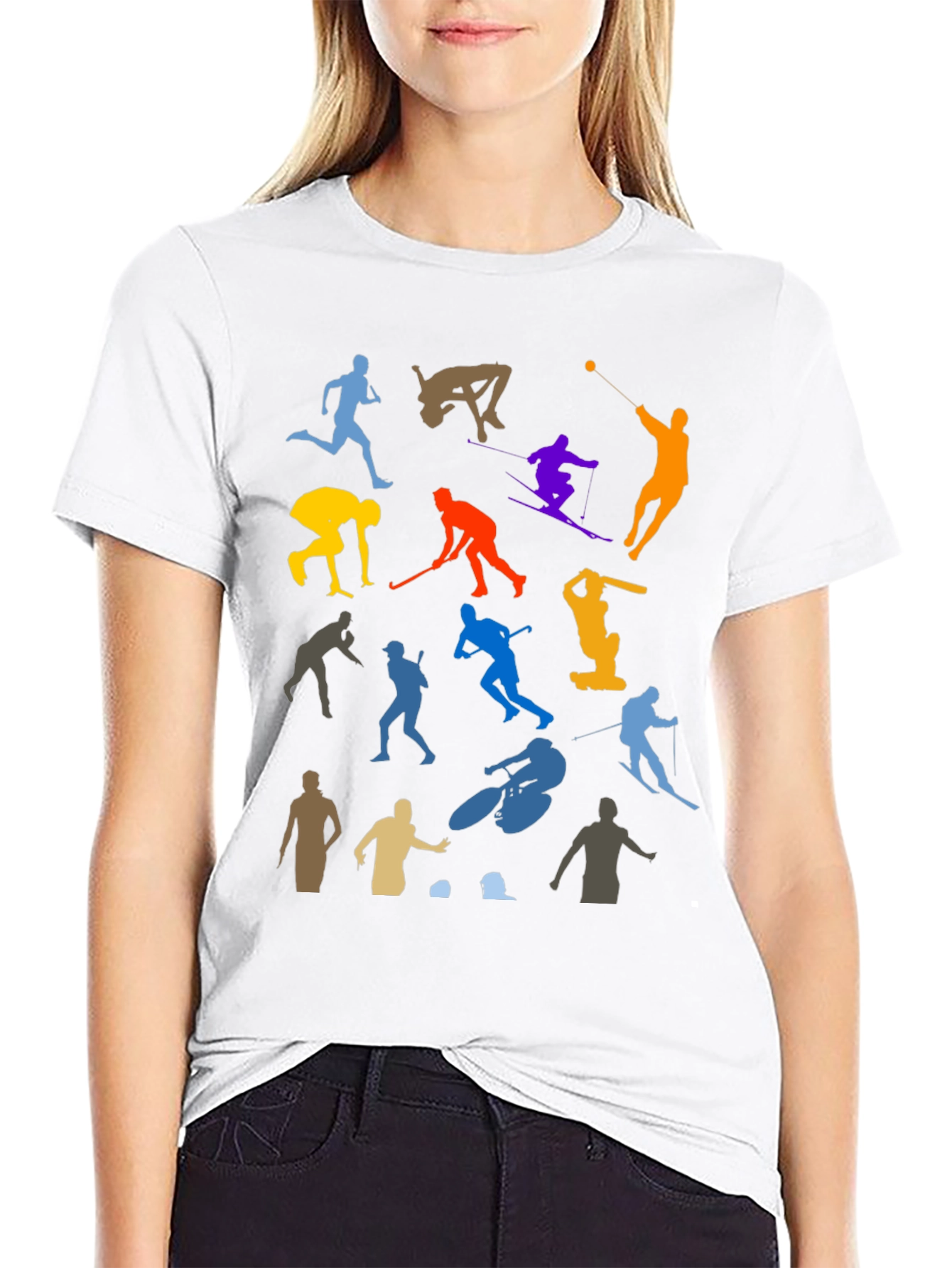 Sport Silhouette Graphic Tee