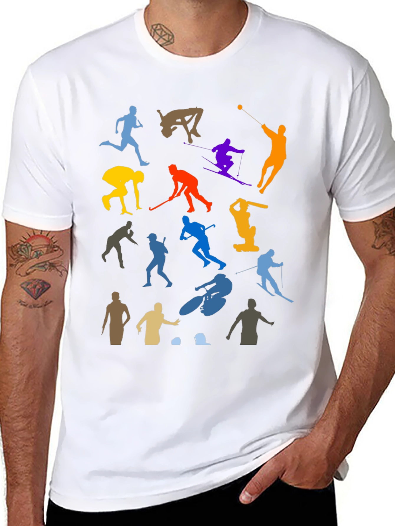 Sport Silhouette Graphic Tee