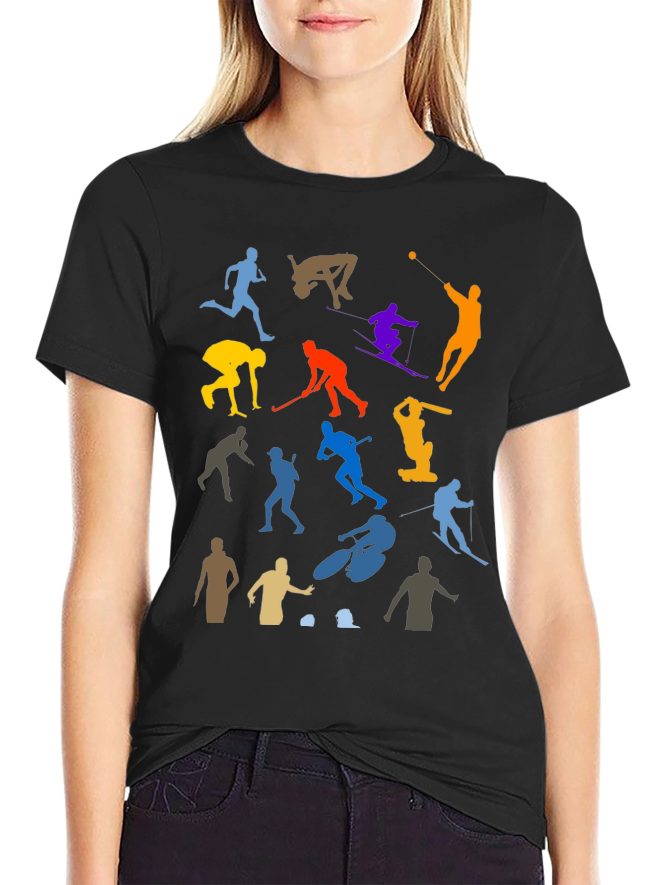 Sport Silhouette Graphic Tee