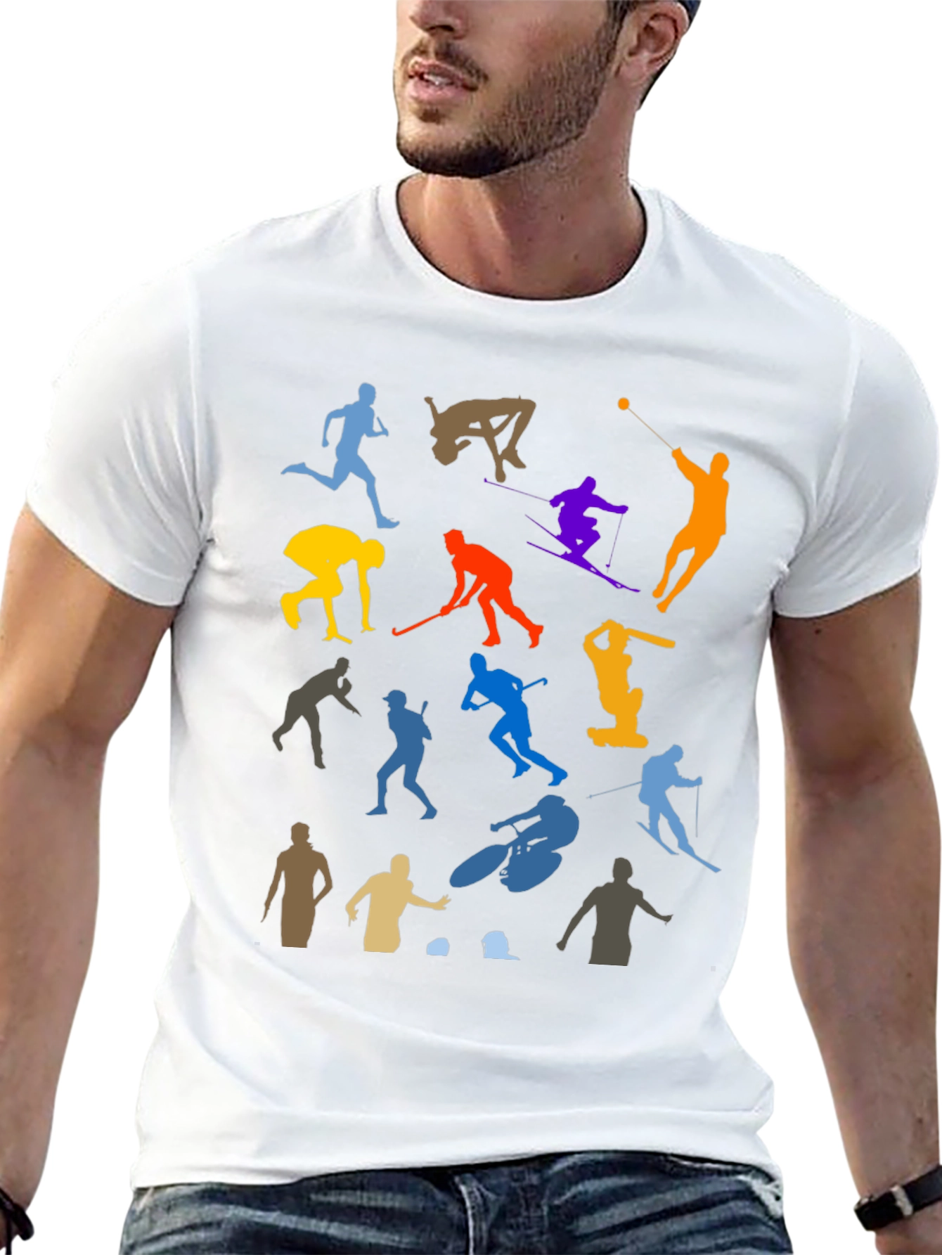 Sport Silhouette Graphic Tee