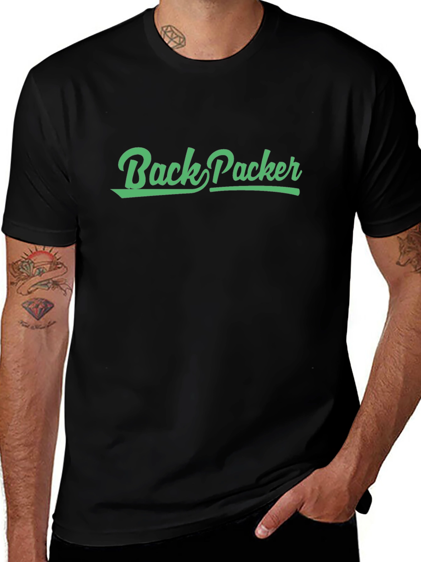 Backpacker Graphic T-Shirt - Cool Outdoor Adventure Tee
