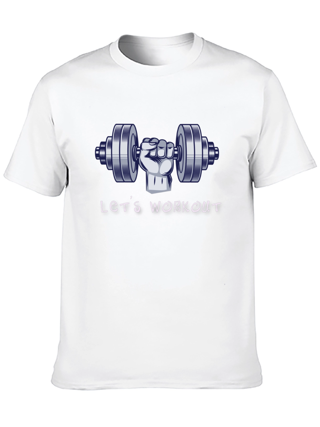 Lets Workout T-Shirt - Gym Motivation Tee