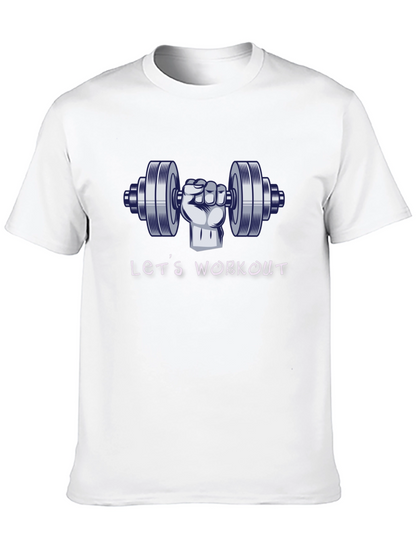 Lets Workout T-Shirt - Gym Motivation Tee