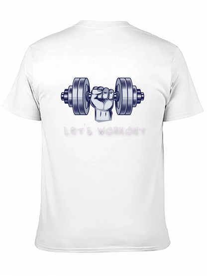 Lets Workout T-Shirt - Gym Motivation Tee
