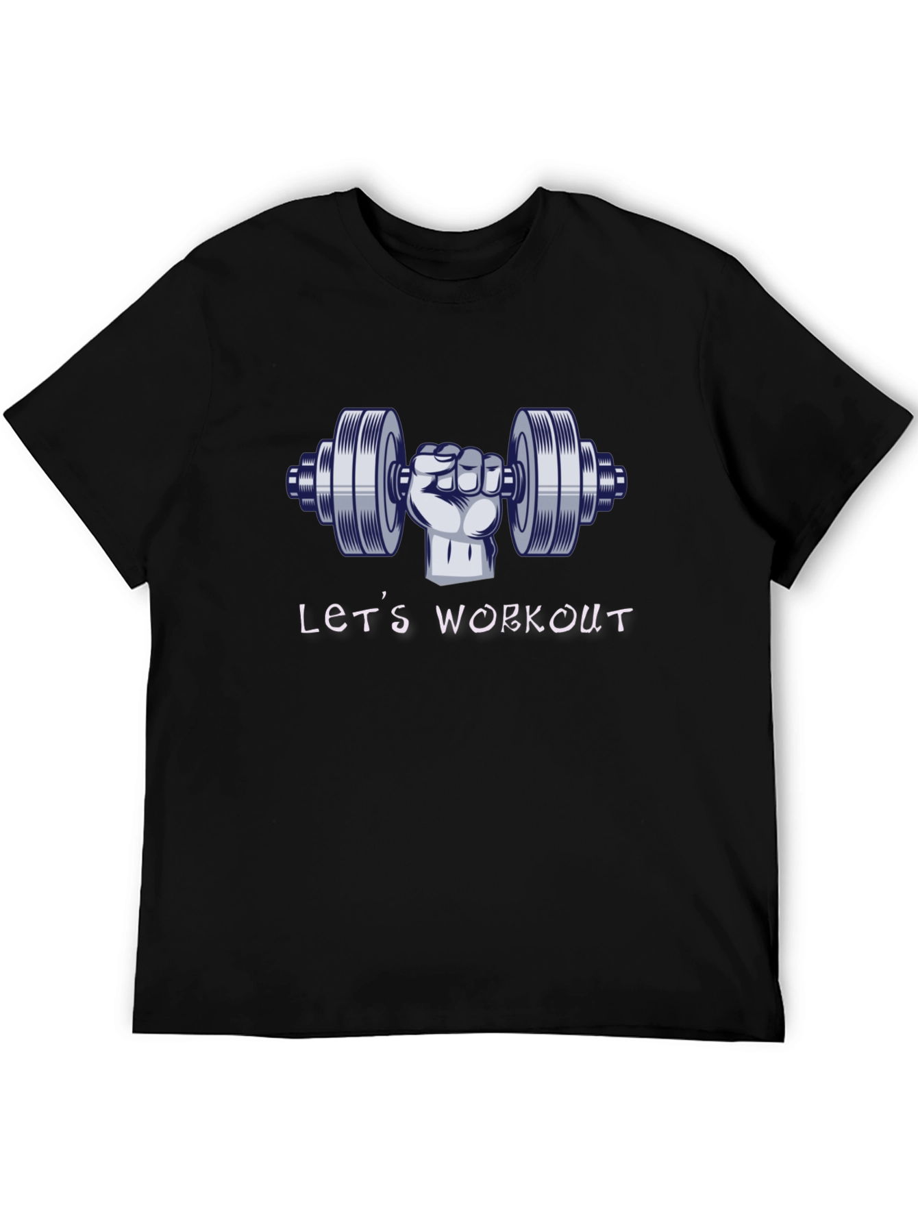 Lets Workout T-Shirt - Gym Motivation Tee