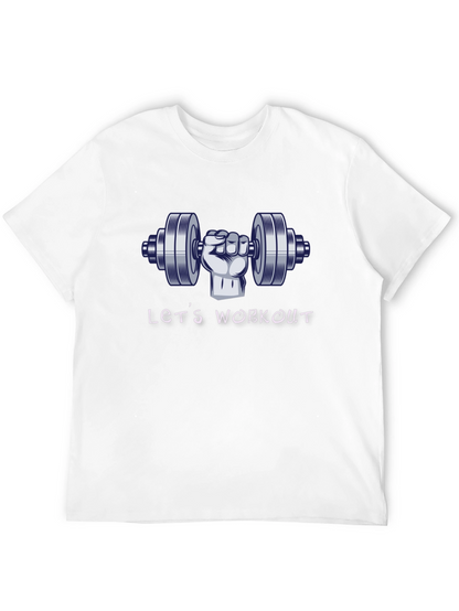 Lets Workout T-Shirt - Gym Motivation Tee