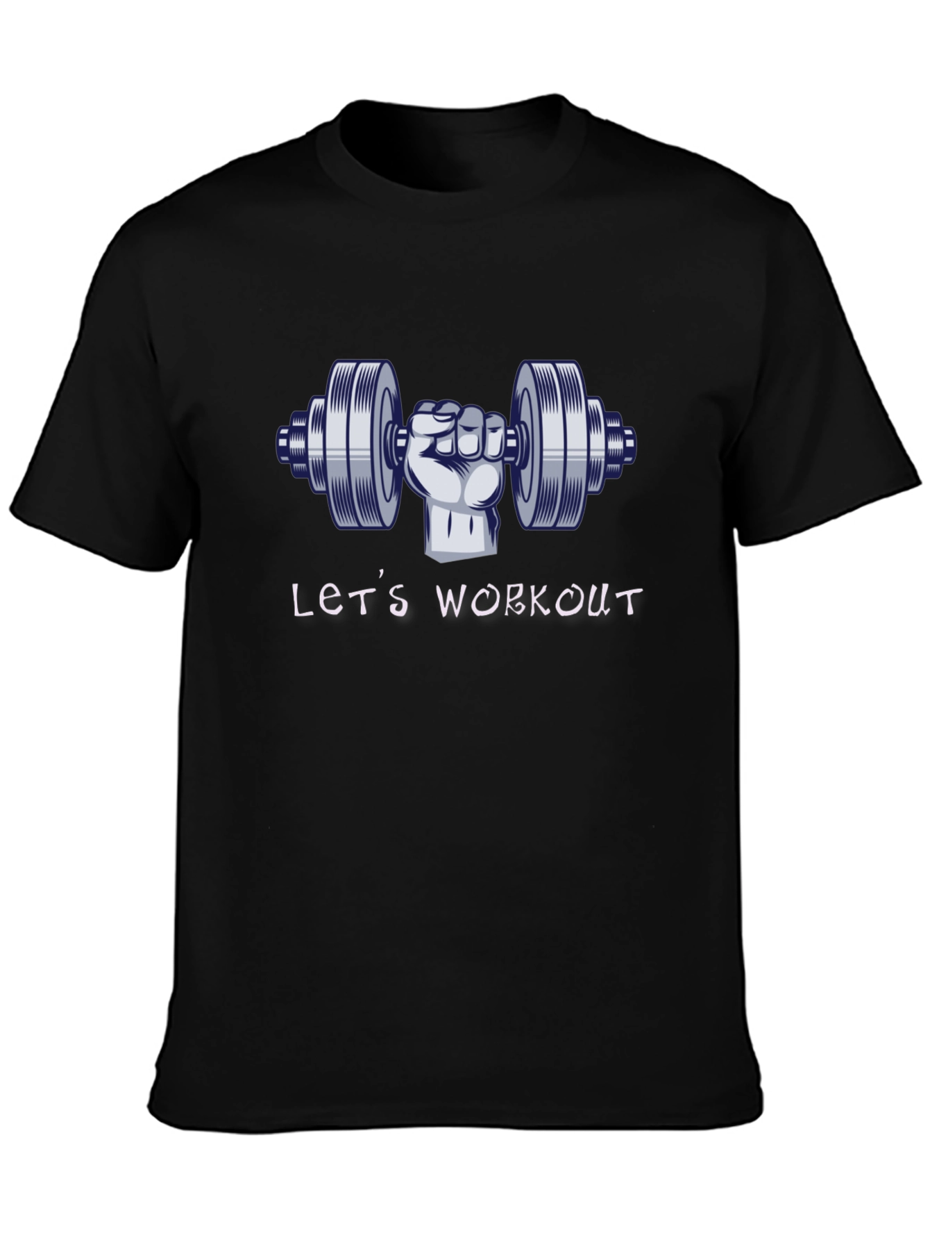Lets Workout T-Shirt - Gym Motivation Tee